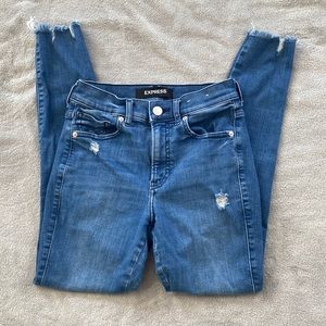 Express Ankle Legging Jeans - Hyper Stretch material